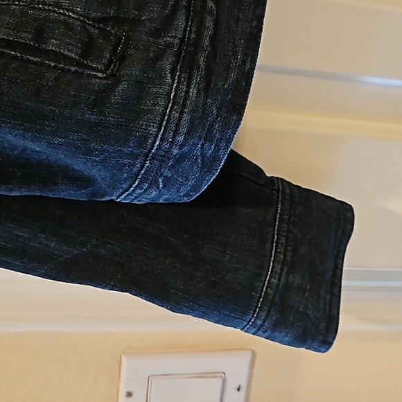 Lane Bryant Dark Blue Short Jean Jacket Size 22 - Picture 5 of 8